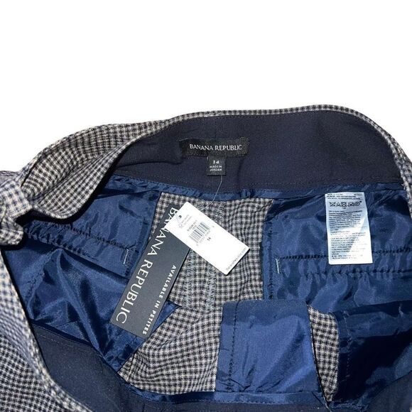 NWT BANANA REPUBLIC High Rise Slim Wide Leg Flannel Pant Size 14 - Picture 6 of 9